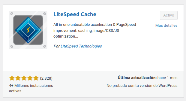 lscache - caché - contenido - litespeed cache plugin - wordpress - litespeed web server